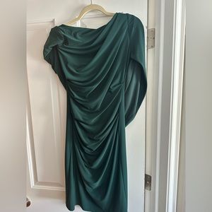 Betsy and Adam cape sheath dress - Green - size 4